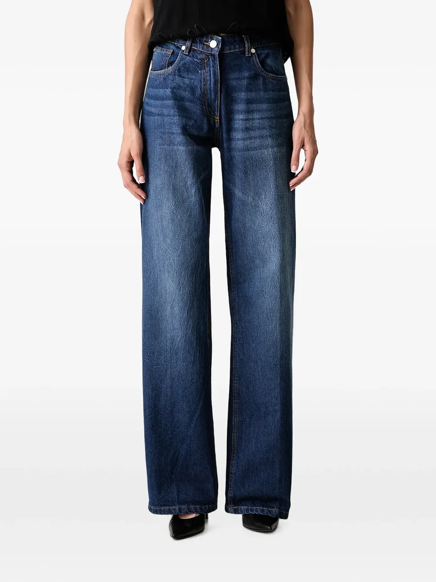Padis faded wide-leg jeans 1
