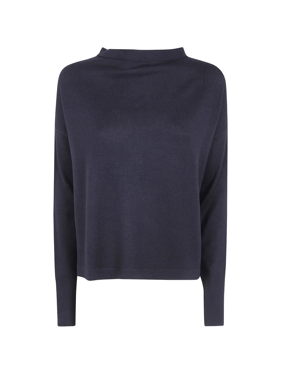 tie-fastening merino sweater 2