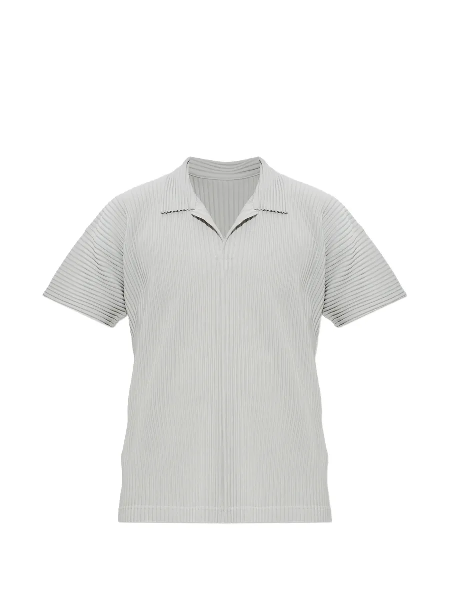 pleated polo shirt 1