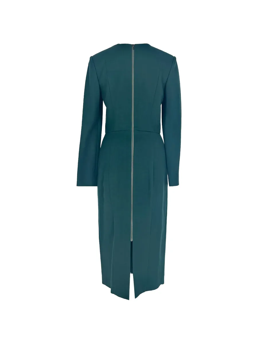 long-sleeve midi dress 2