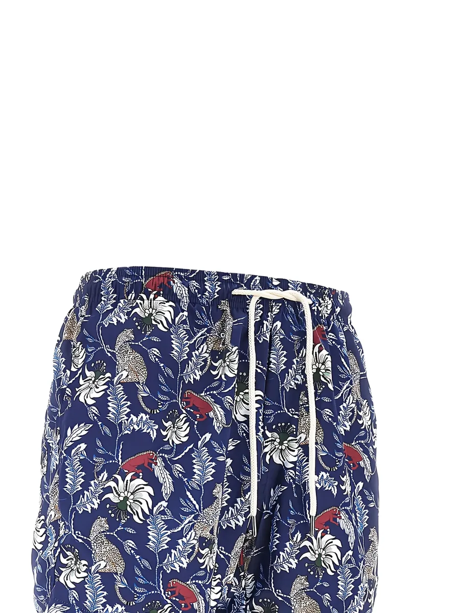 floral beachware shorts 3