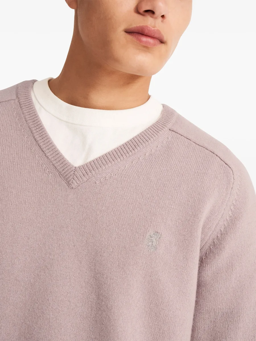 wool v-neck sweater 10