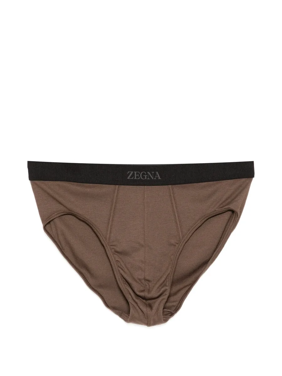 logo-waistband ribbed briefs 1