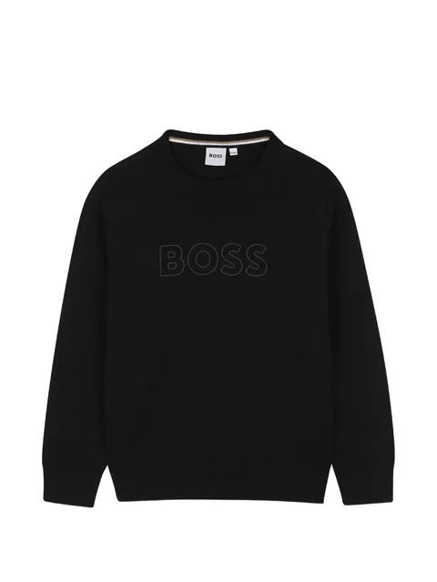 logo-embroidered sweater