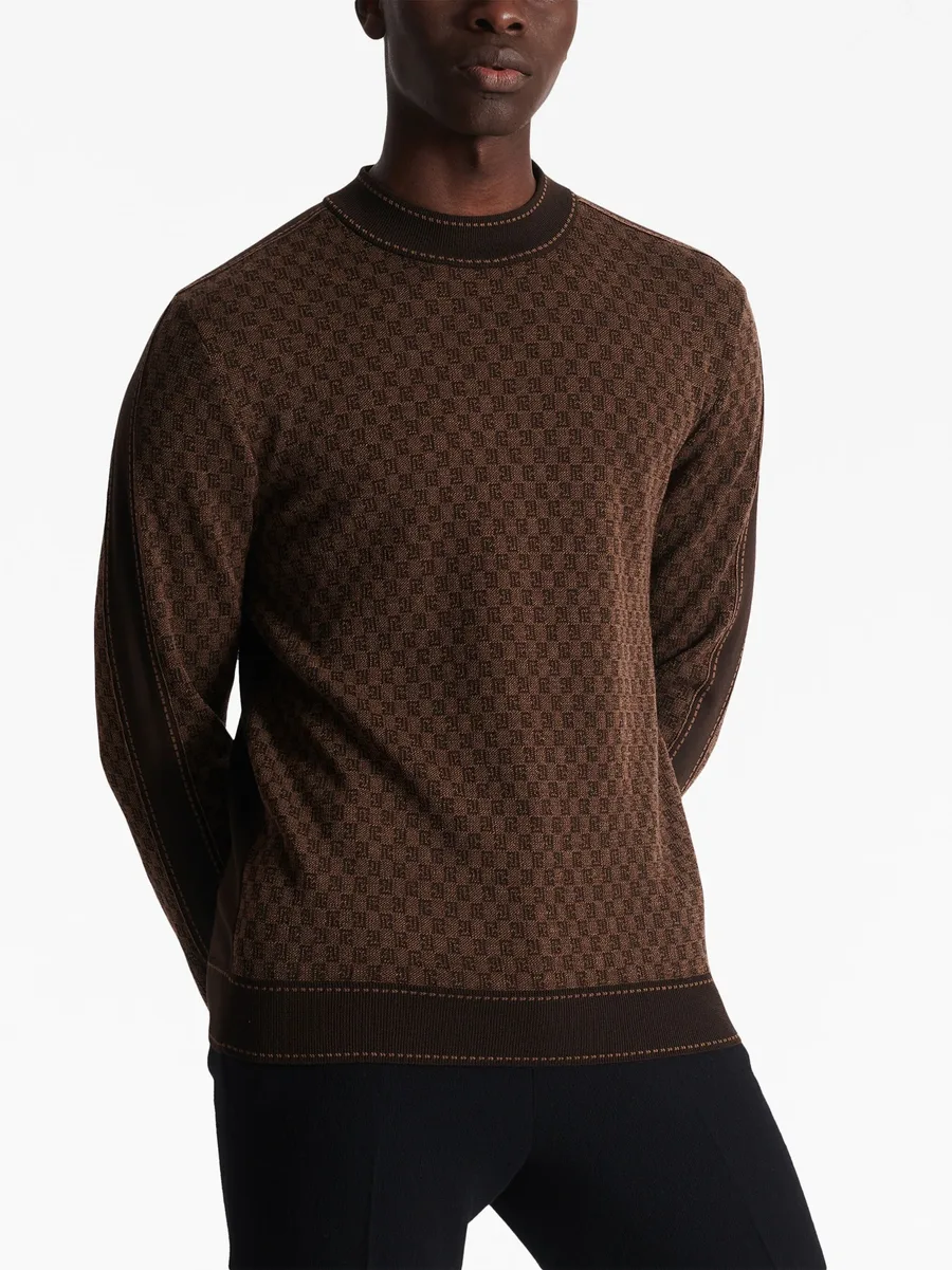 intarsia-knit long-sleeve jumper 11