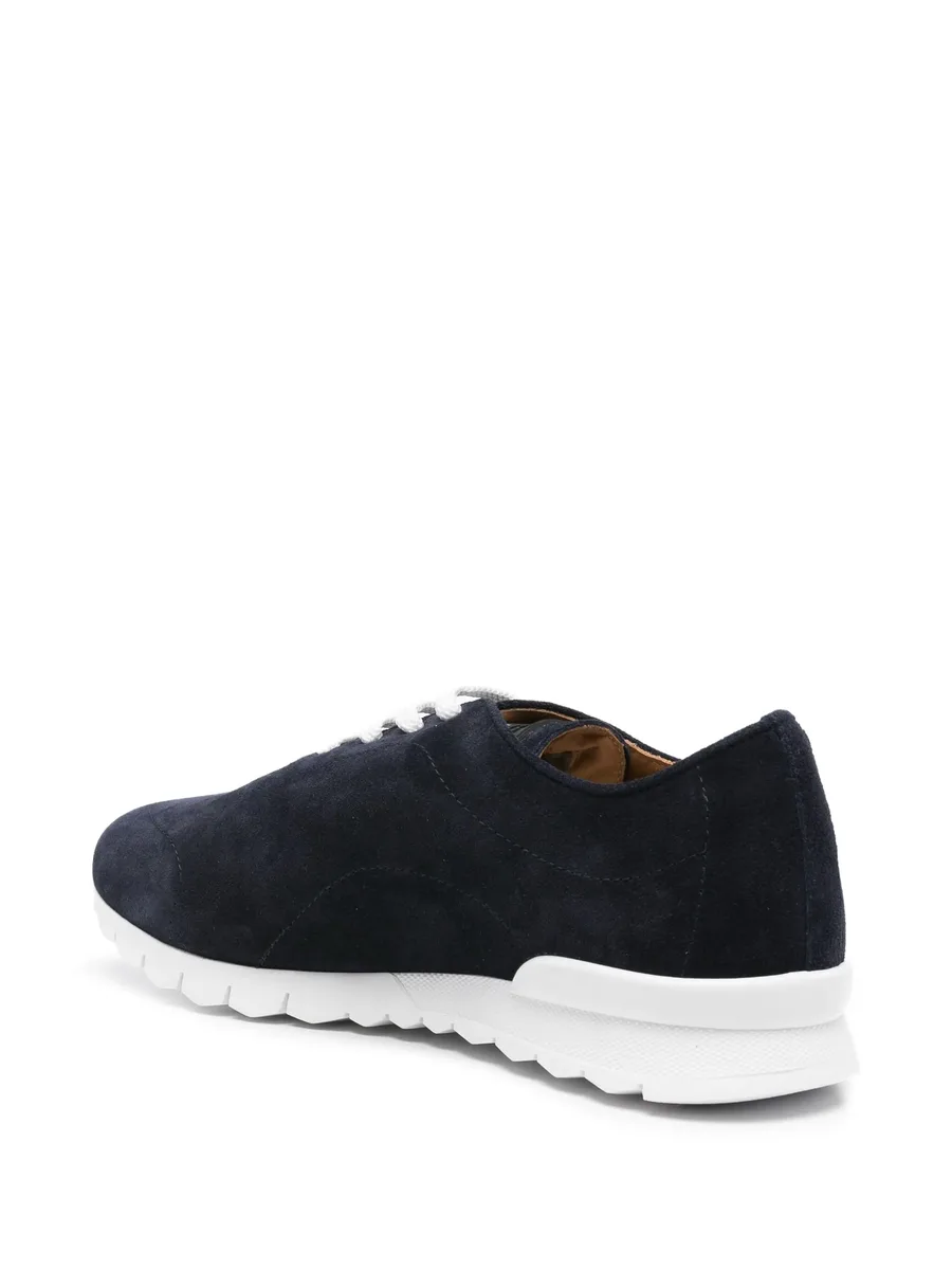 lace-up suede sneakers 6