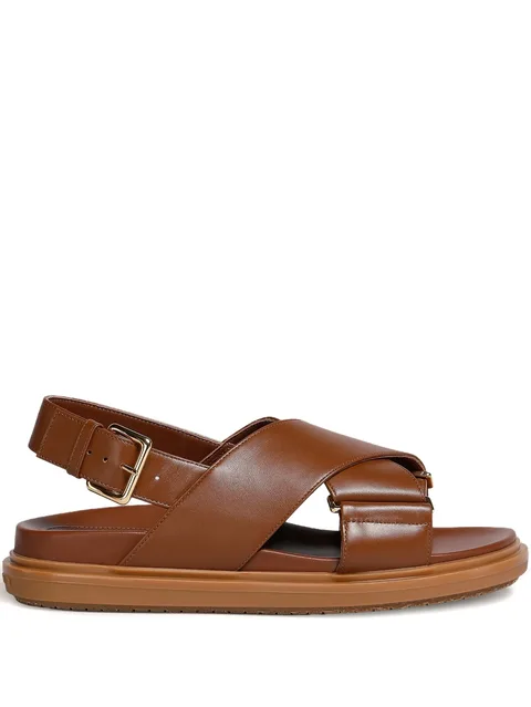 leather Fussbett sandals