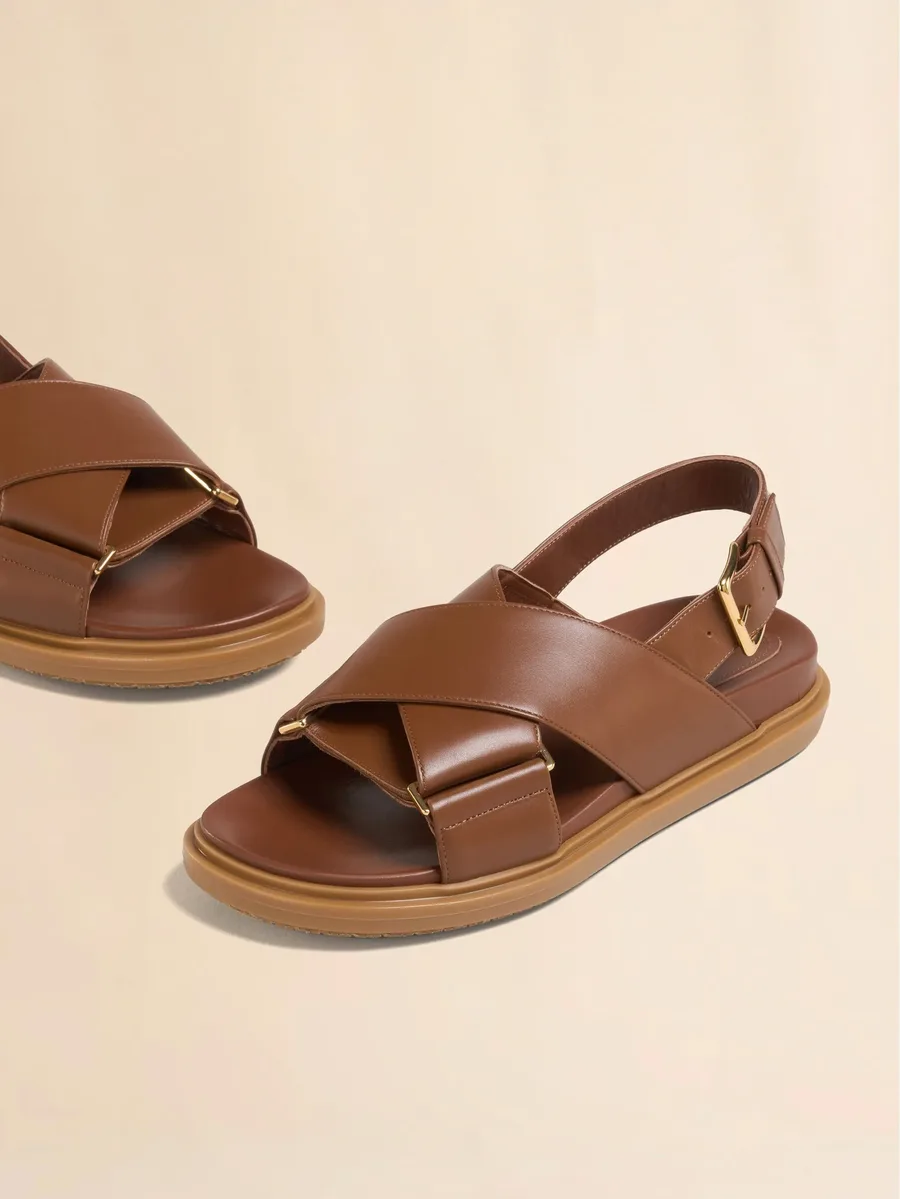 leather Fussbett sandals 9