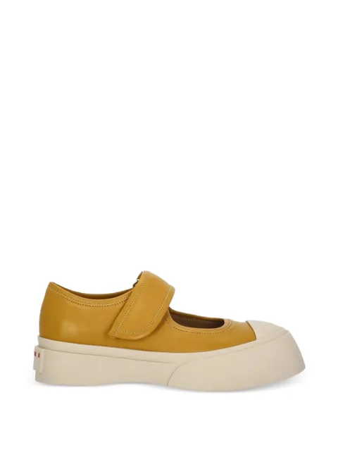 strap platform flat shoes