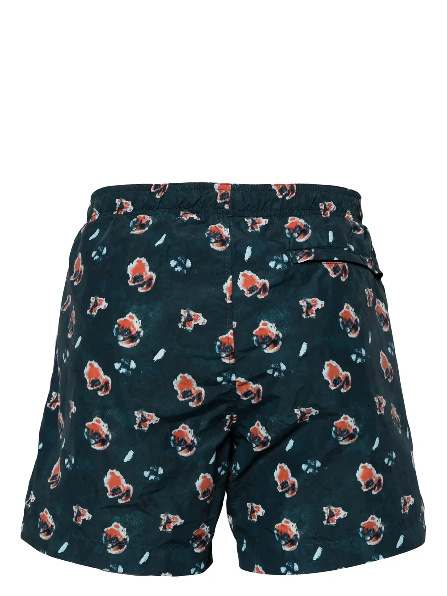 abstract-print swim shorts 3