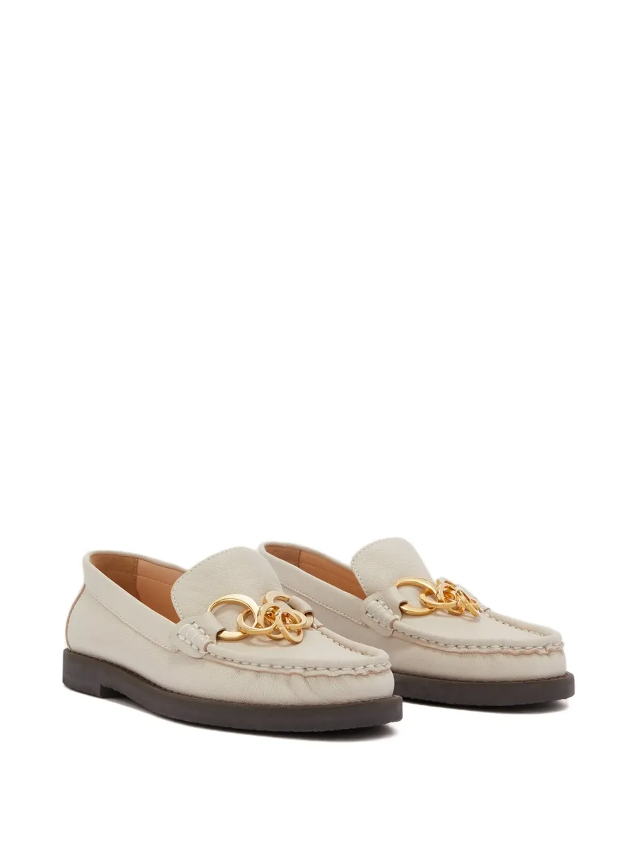 Jane leather loafers 4