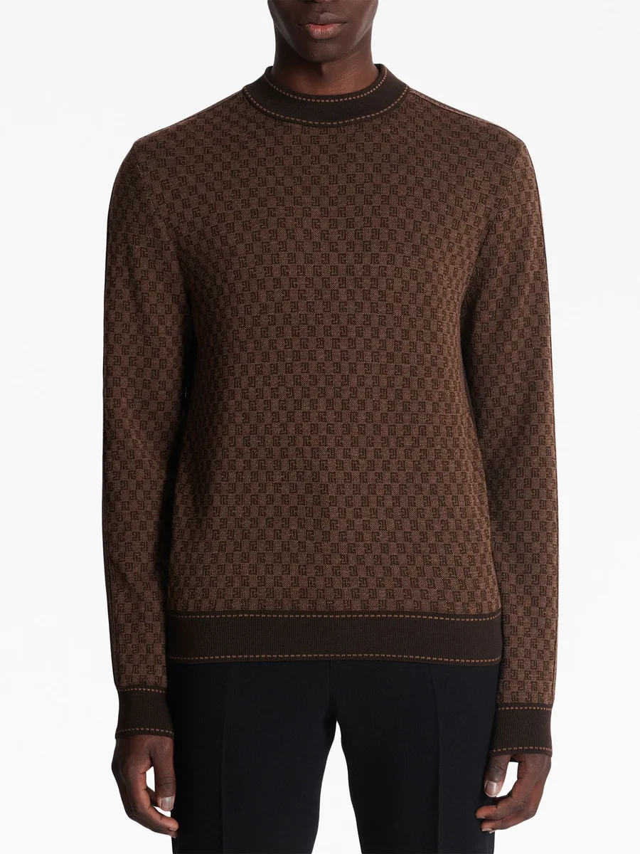 intarsia-knit long-sleeve jumper 10