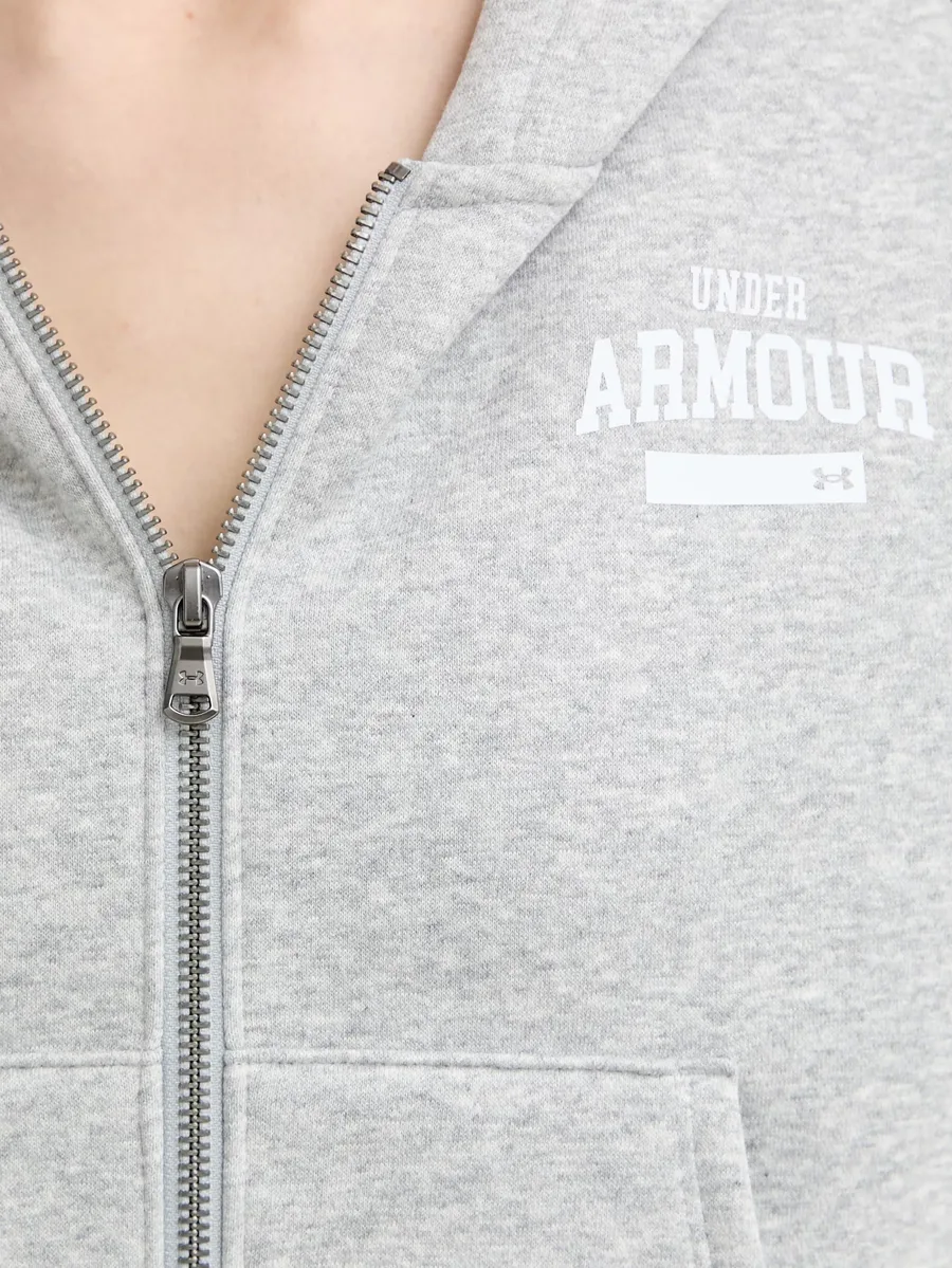 logo-print zip-up hoodie 5