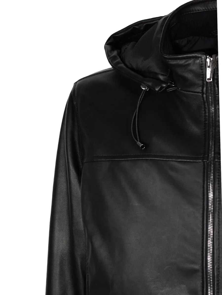 Kant hooded leather jacket 5
