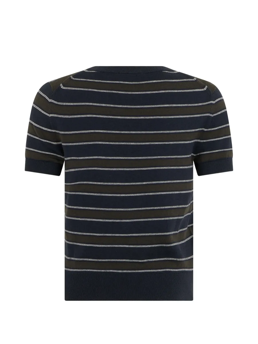 striped short-sleeve T-shirt 2