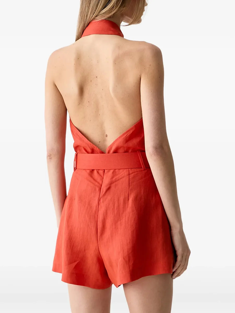 belted halterneck playsuit 4