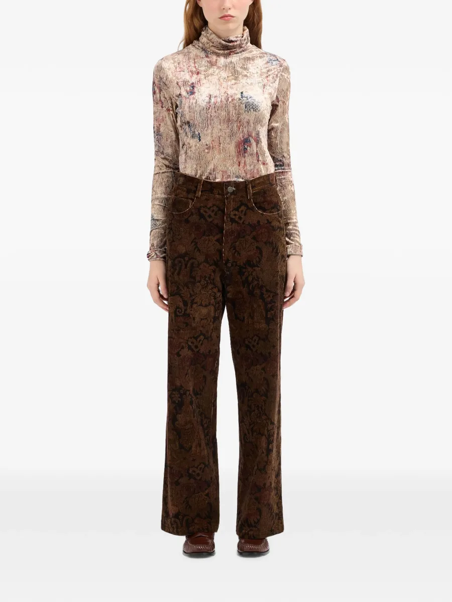 Gridox straight-leg trousers 2