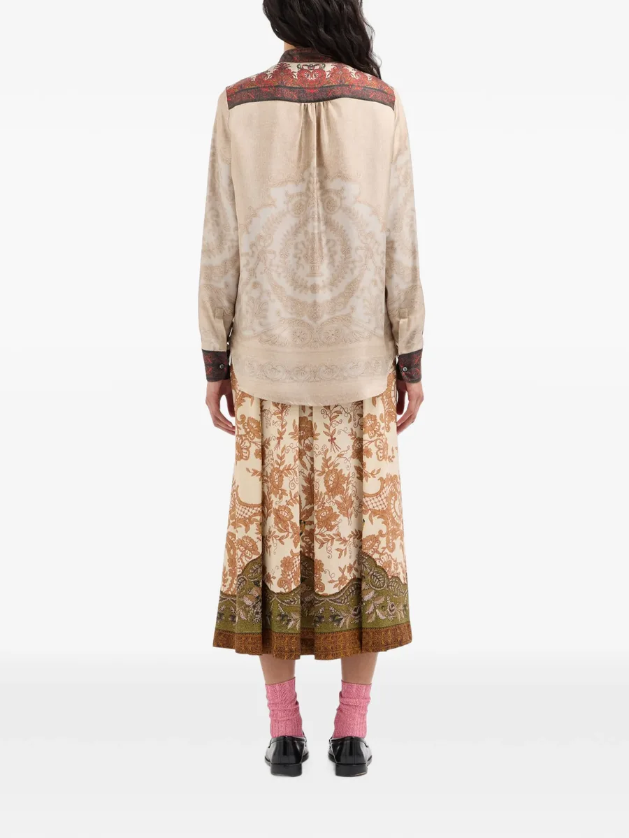 paisley-print silk shirt 4