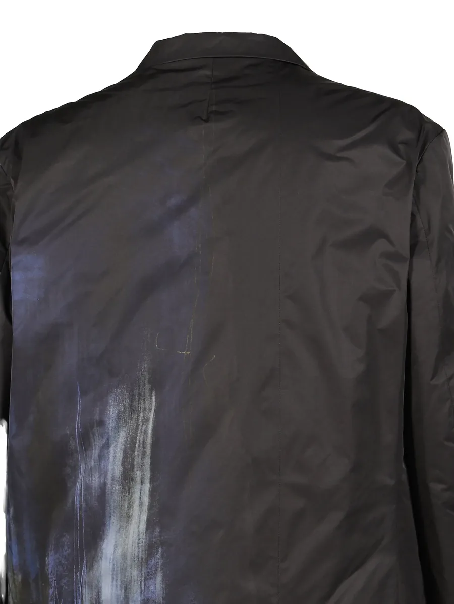 graphic-print reversible blazer 7