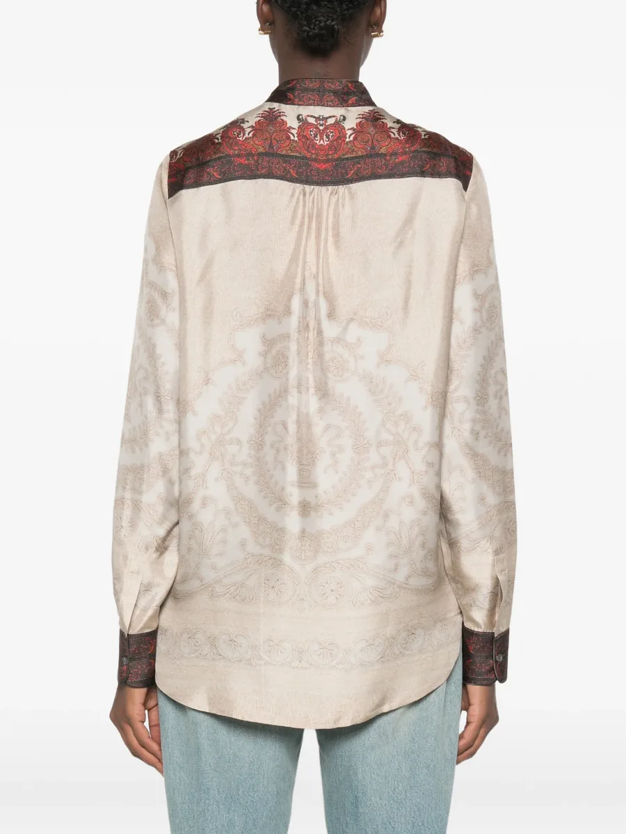 paisley-print silk shirt 4