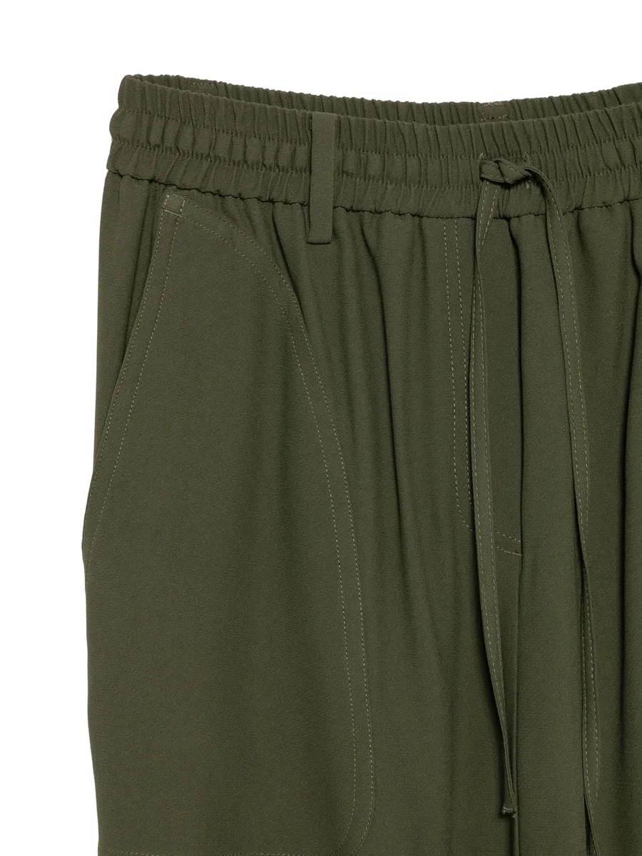 drawstring tie-cuff trousers 3