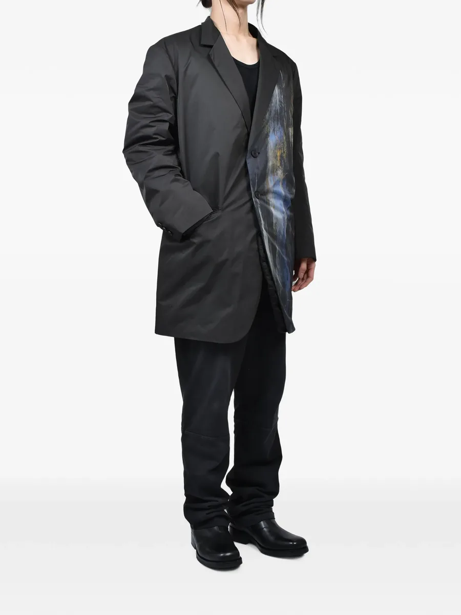 graphic-print reversible blazer 2