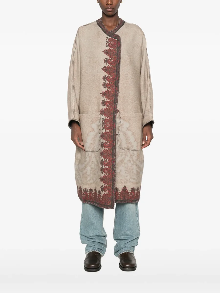 paisley-print blanket-stitch kimono 3