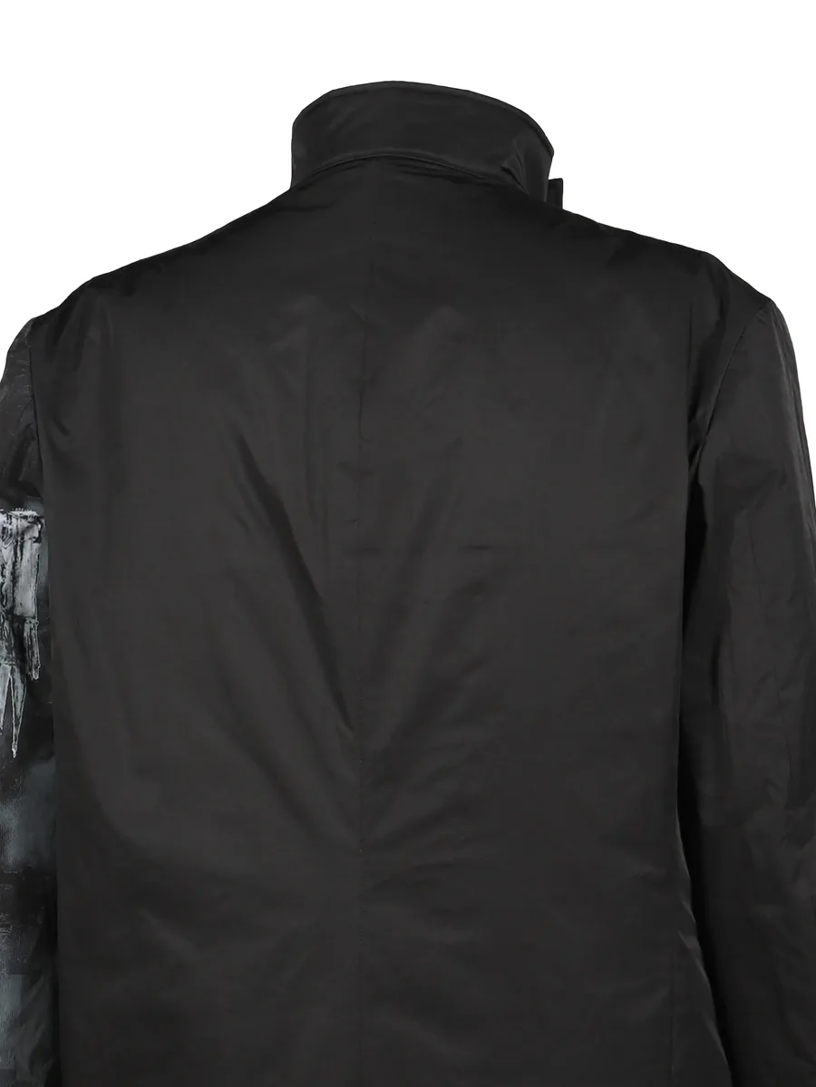 Smoking Gothic graphic-print button-up jacket 5
