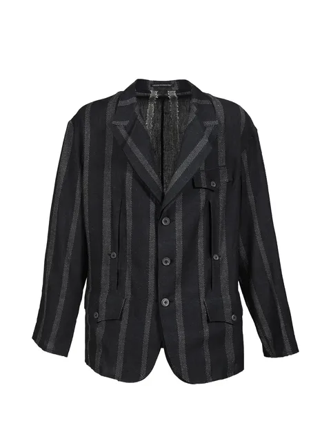 striped blazer