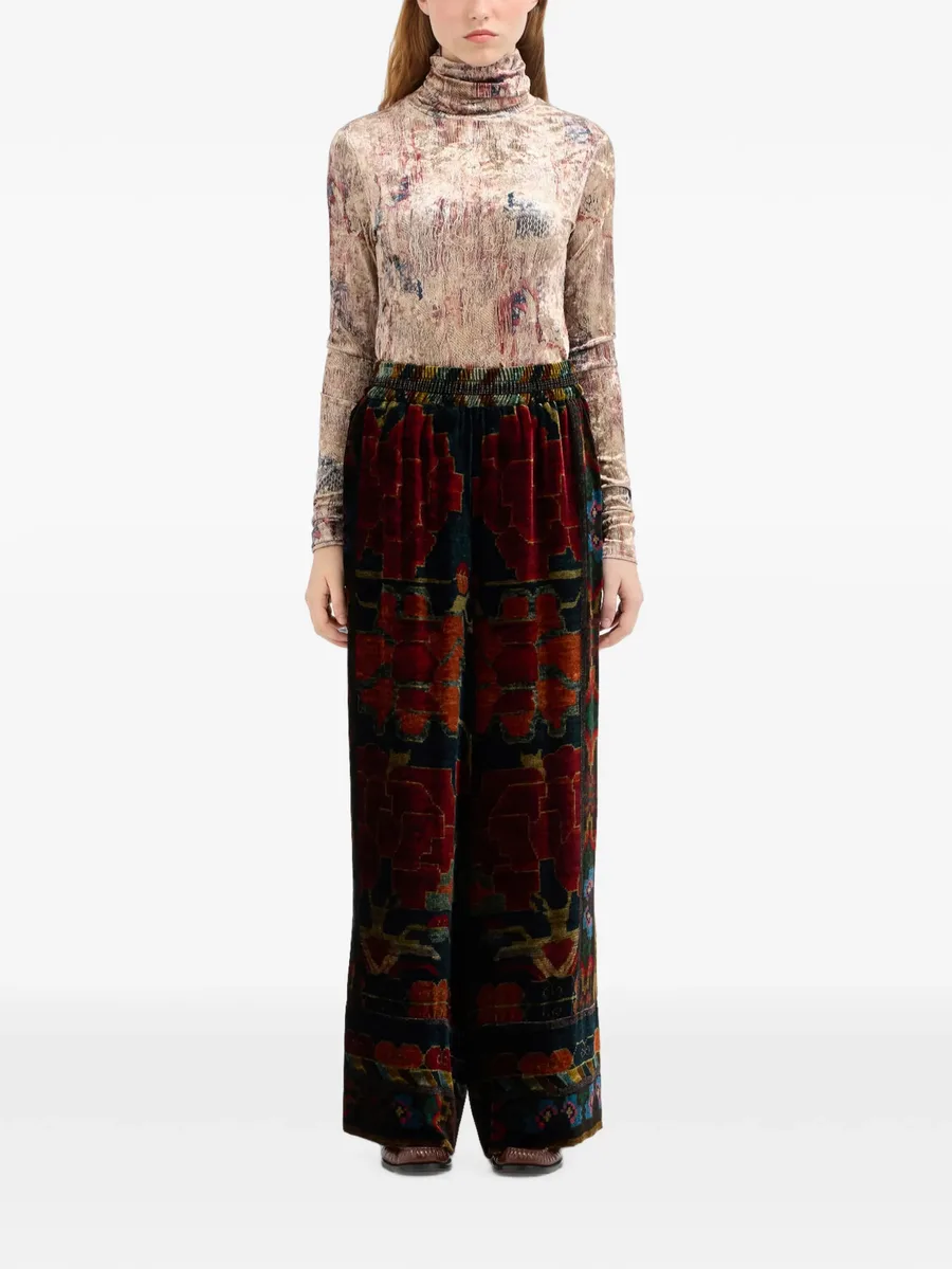 Kanada abstract-print palazzo pants 3