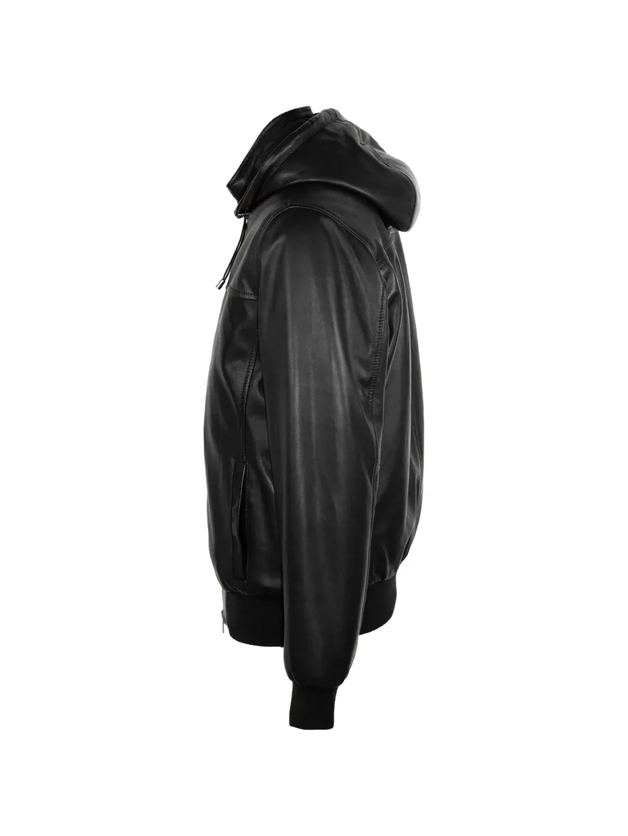 Kant hooded leather jacket 3