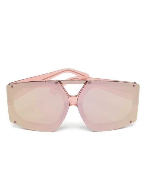 2000s geometric square sunglasses