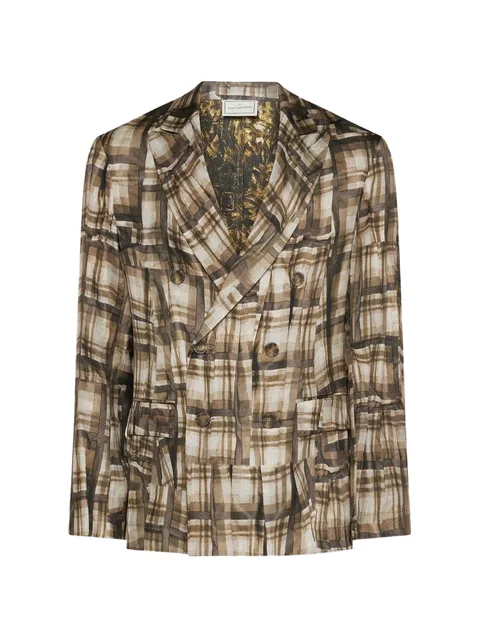 Fancy double-breasted blazer