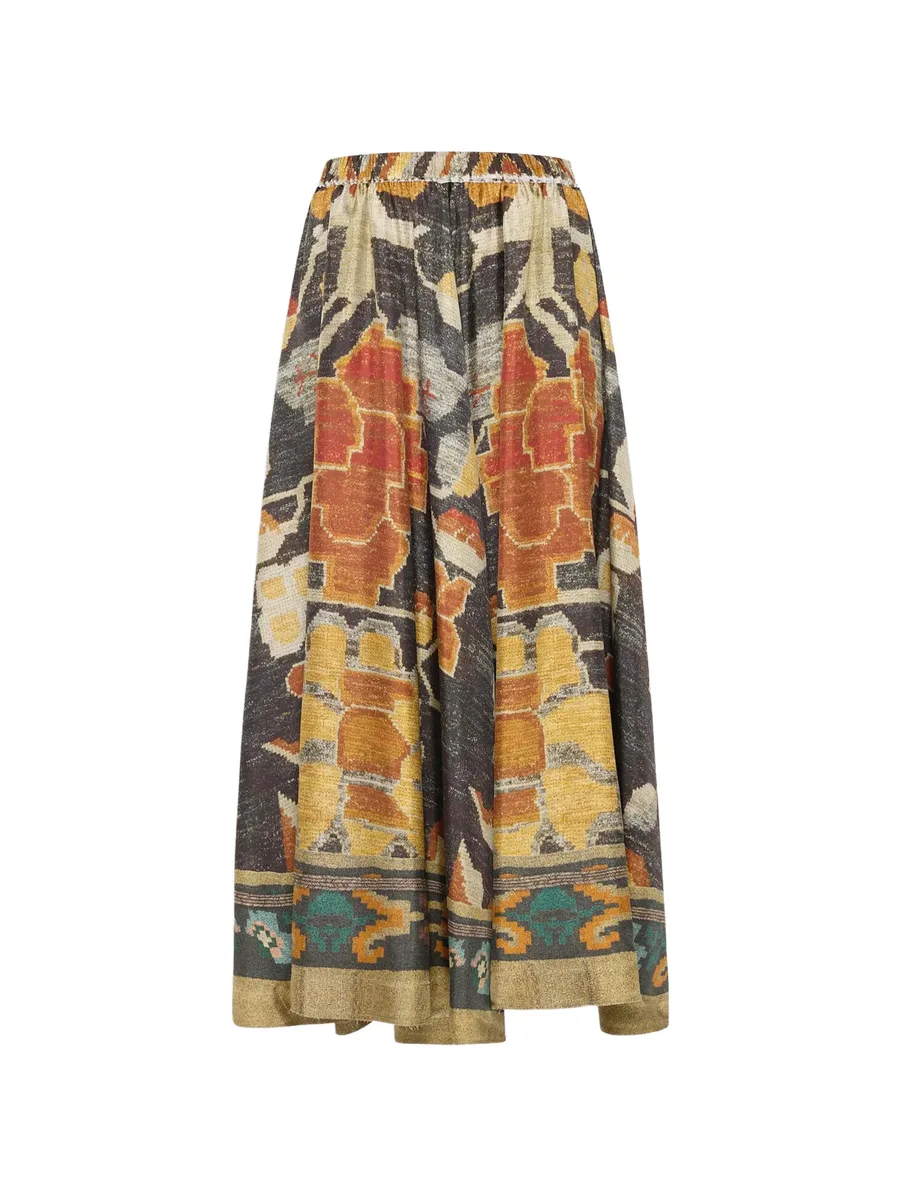 Aloe A-line maxi skirt 1