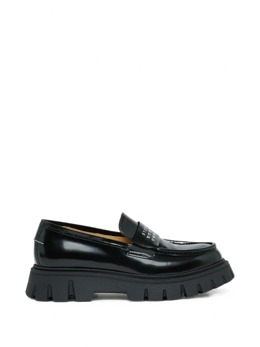 logo-print chunky loafers 2