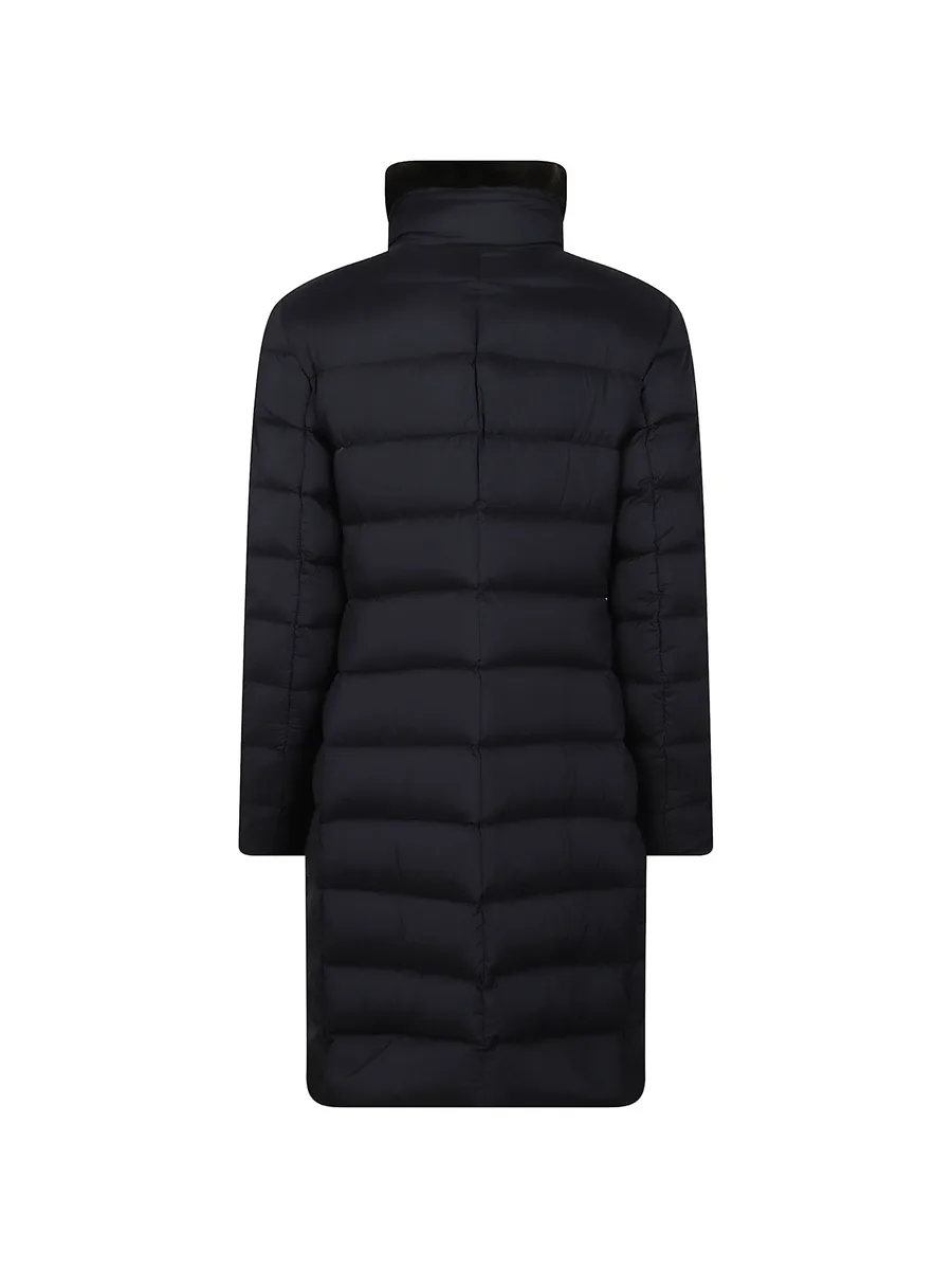 quilted faux-fur-trim coat 2
