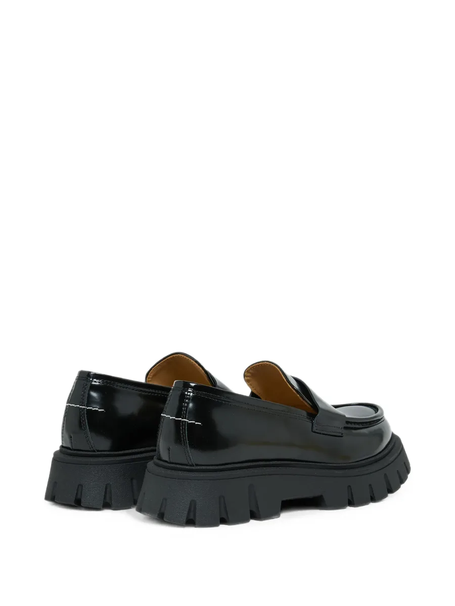 logo-print chunky loafers 3