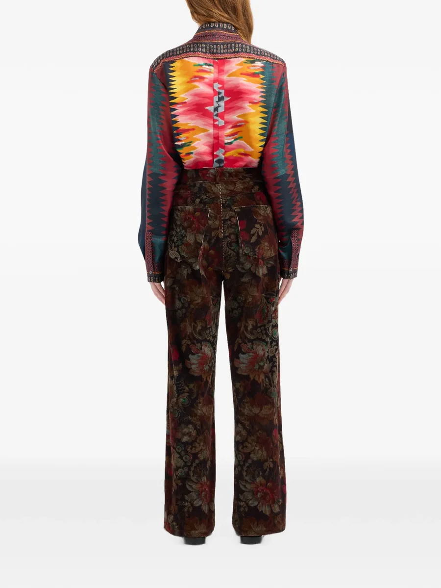 Gridox striaght-leg trousers 4