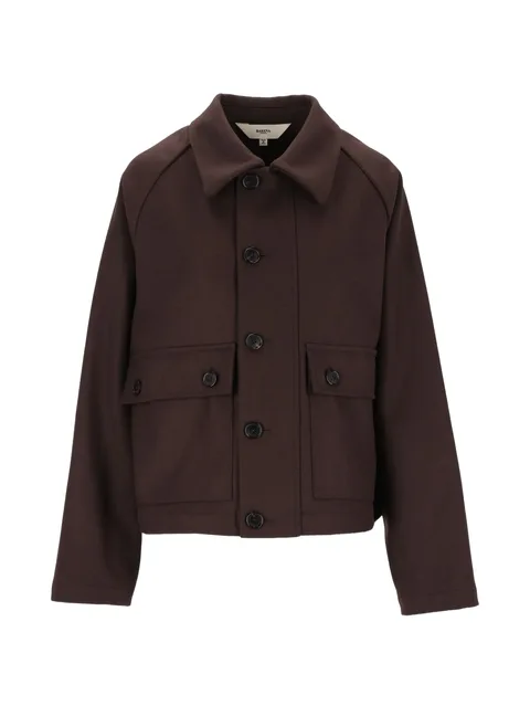 button-up flap-pocket jacket