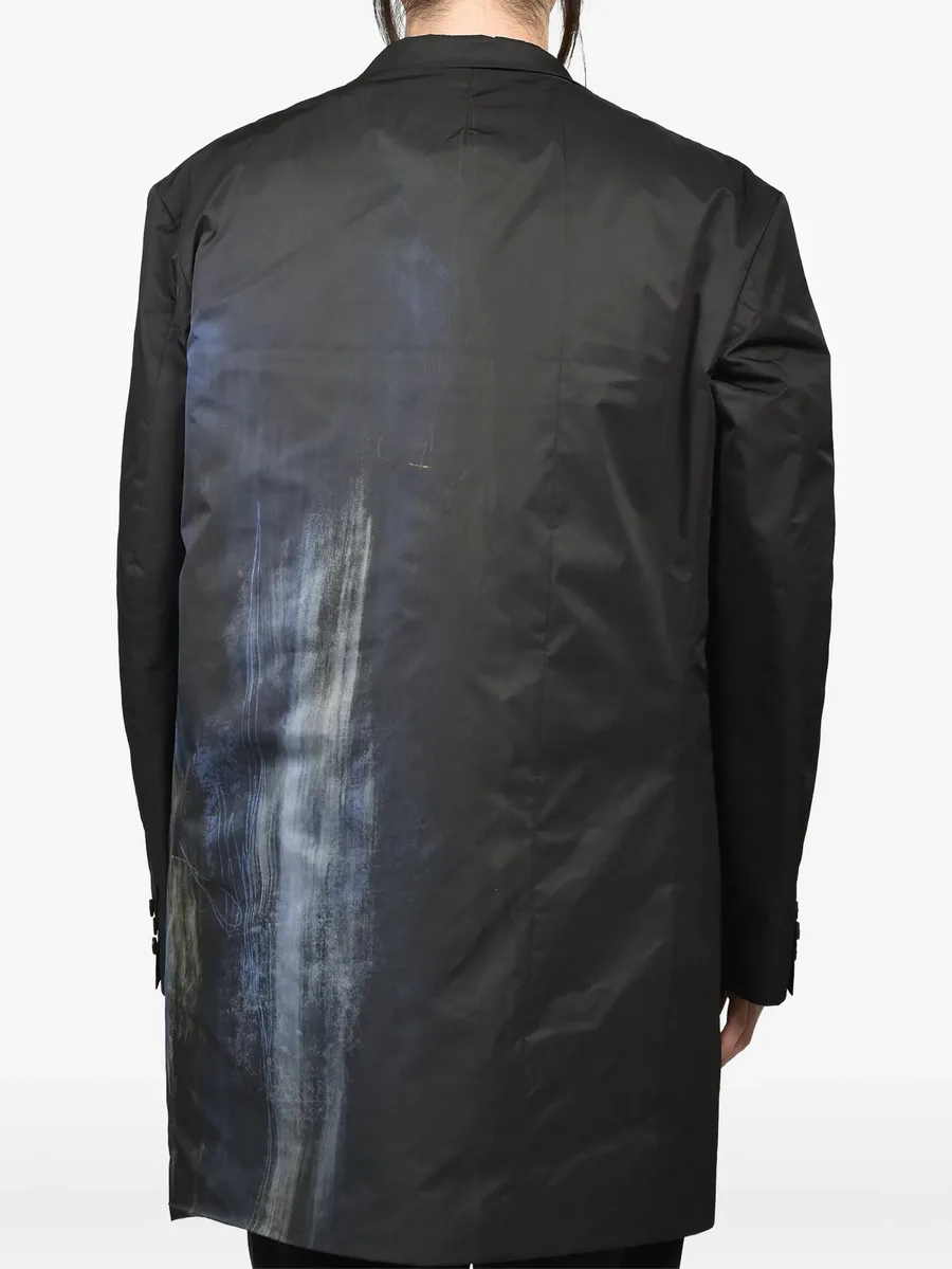 graphic-print reversible blazer 5