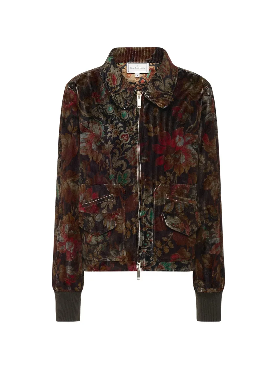 Gridox floral-print bomber jacket 1
