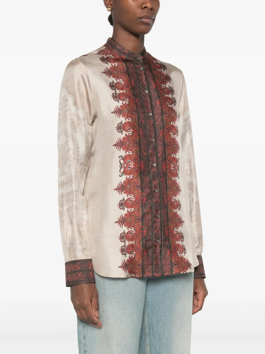 paisley-print silk shirt 3