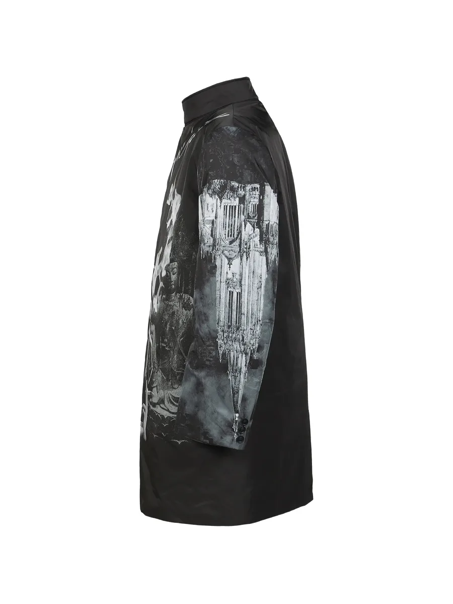 Smoking Gothic graphic-print button-up jacket 3