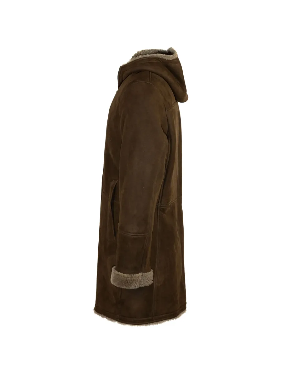 hooded fur-trimmed coat 3