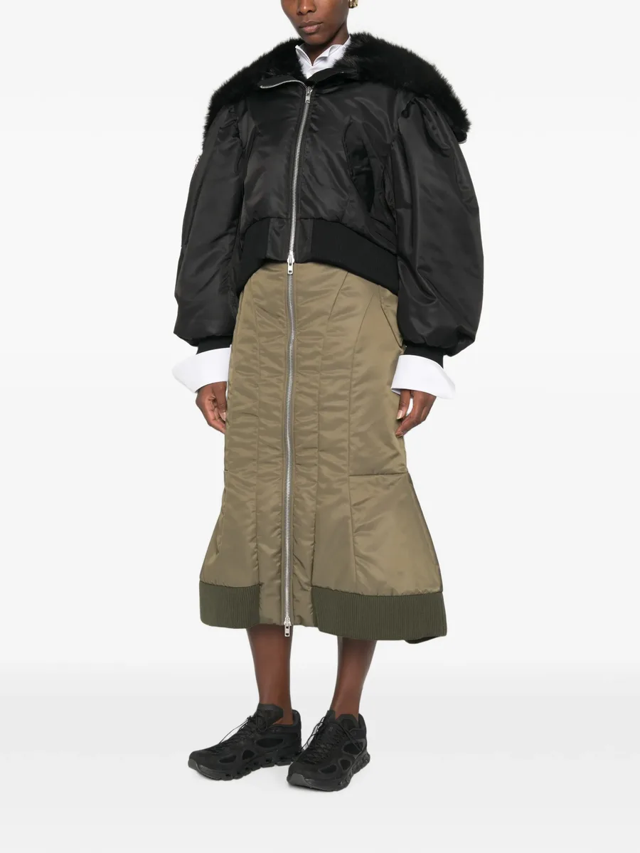 padded midi skirt 2