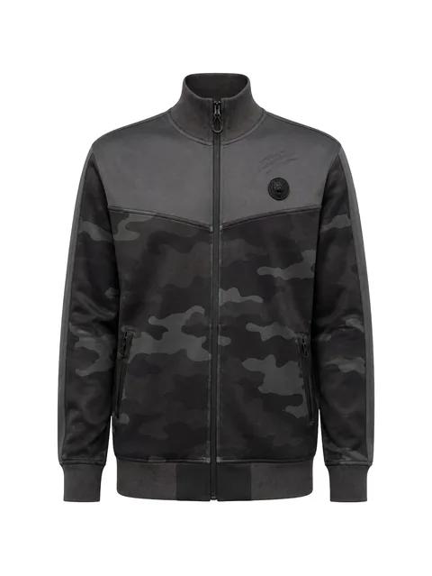 camouflage-print tracksuit jacket