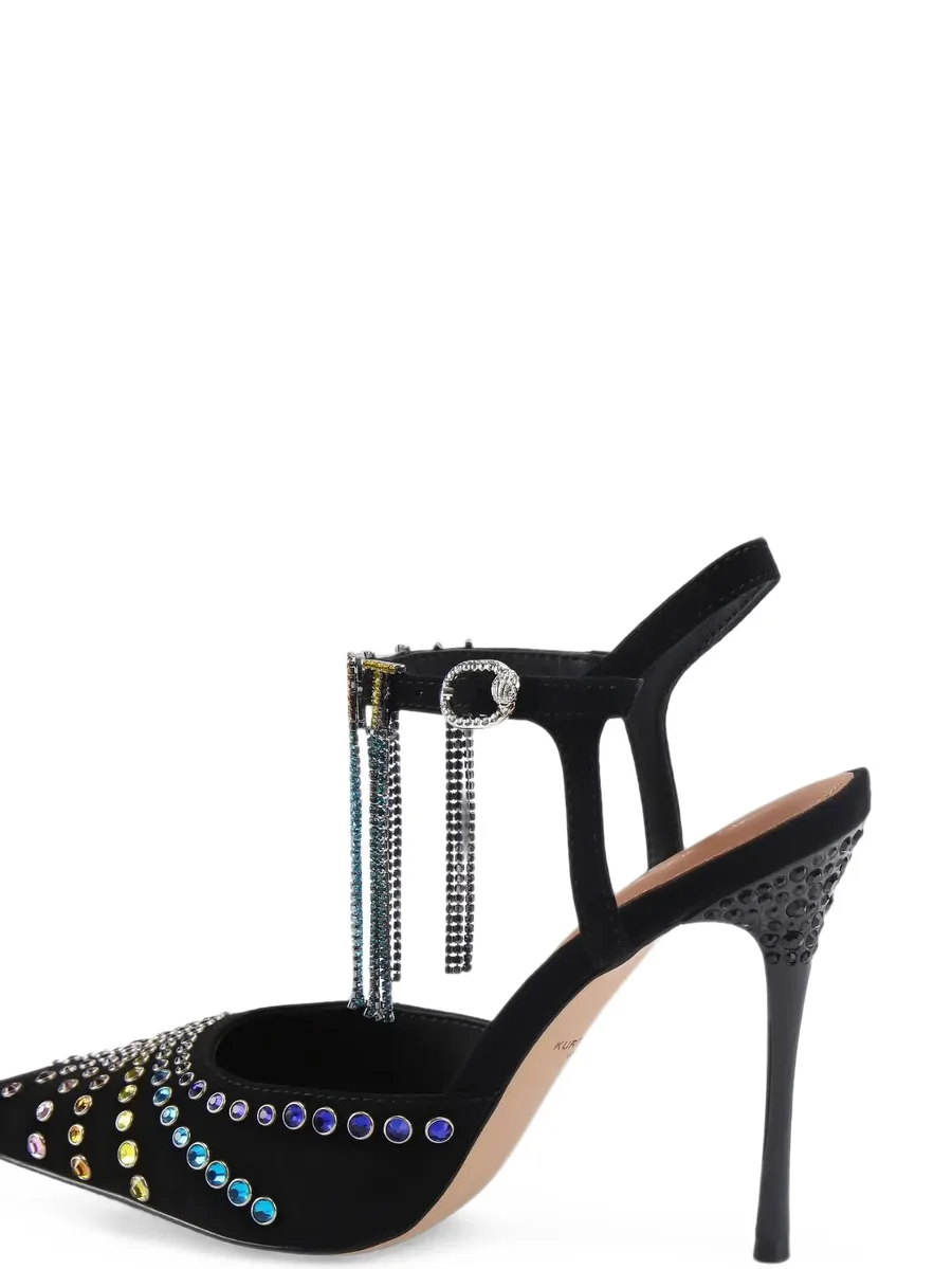 Crystal point-toe pumps 3