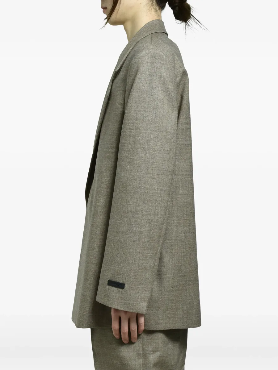 chevron virgin wool blazer 2