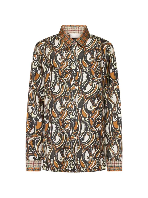 Aloe abstract-print shirt