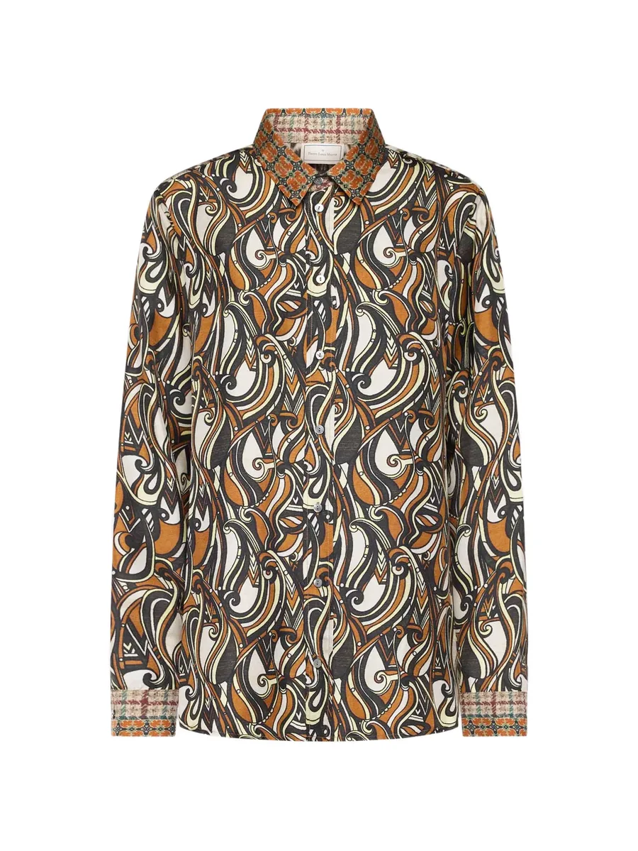 Aloe abstract-print shirt 1